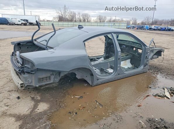 2C3CDXGJ6JH303679 2018 DODGE CHARGER Gray Հետևի աջ