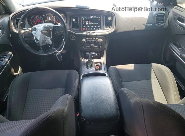 2C3CDXGJ6KH579233 2019 DODGE CHARGER Black წინა პანელის ხედი