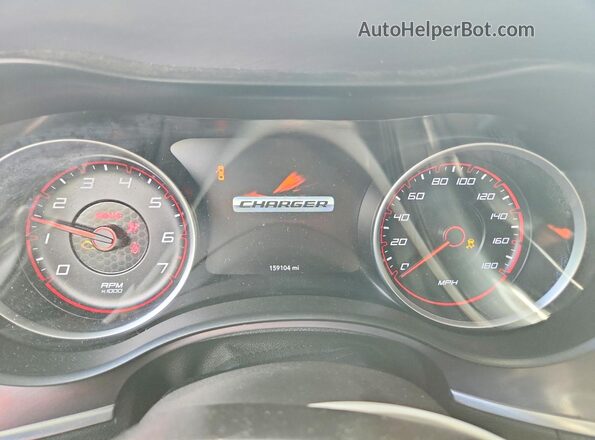 2C3CDXGJ6KH579233 2019 DODGE CHARGER Black ხელსაწყოთა პანელის ხედი