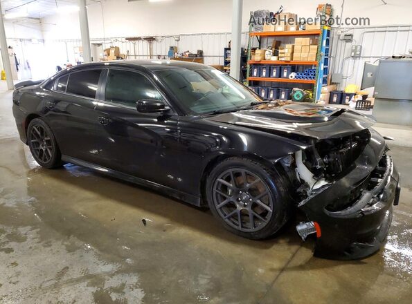 2C3CDXGJ6KH593276 2019 DODGE CHARGER Black Delantero derecho
