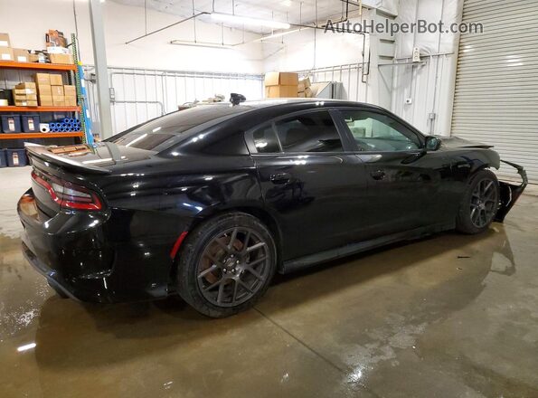 2C3CDXGJ6KH593276 2019 DODGE CHARGER Black Trasero derecho