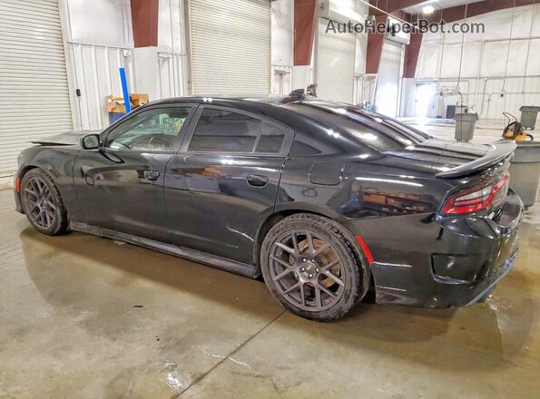 2C3CDXGJ6KH593276 2019 DODGE CHARGER Black Trasero izquierdo