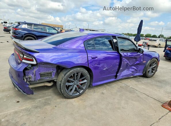 2C3CDXGJ6KH646493 2019 DODGE CHARGER Purple Rear right