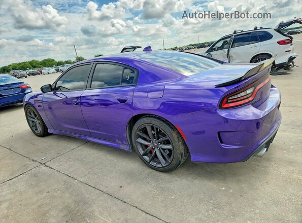 2C3CDXGJ6KH646493 2019 DODGE CHARGER Purple Rear left