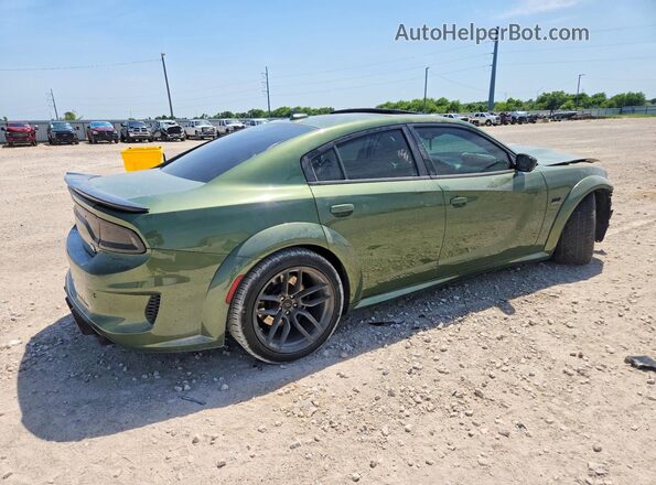 2C3CDXGJ6MH643919 2021 DODGE CHARGER Зеленый Задняя правая четверть