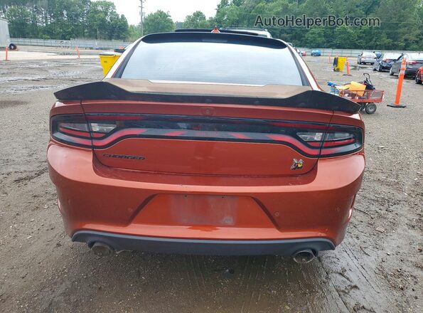2C3CDXGJ6PH523848 2023 DODGE CHARGER Orange Հետևի տեսք