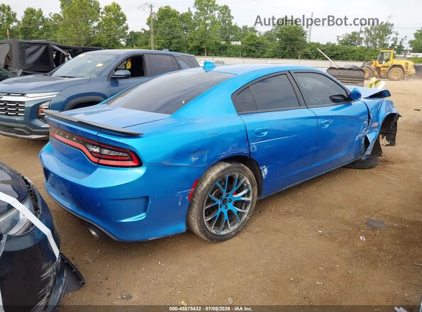 2C3CDXGJ7GH220786 2016 DODGE CHARGER Light Blue Tył prawy