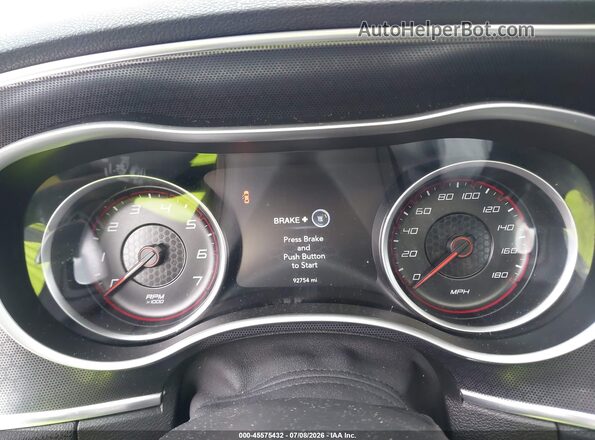 2C3CDXGJ7GH220786 2016 DODGE CHARGER Light Blue Widok tylnych siedzeń
