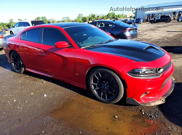 2C3CDXGJ7HH629713 2017 DODGE CHARGER Red Przód prawy