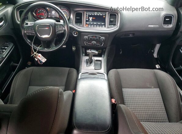 2C3CDXGJ7KH753911 2019 DODGE CHARGER White წინა პანელის ხედი