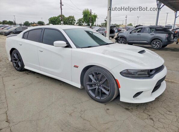 2C3CDXGJ7KH753911 2019 DODGE CHARGER White წინა მარჯვენა