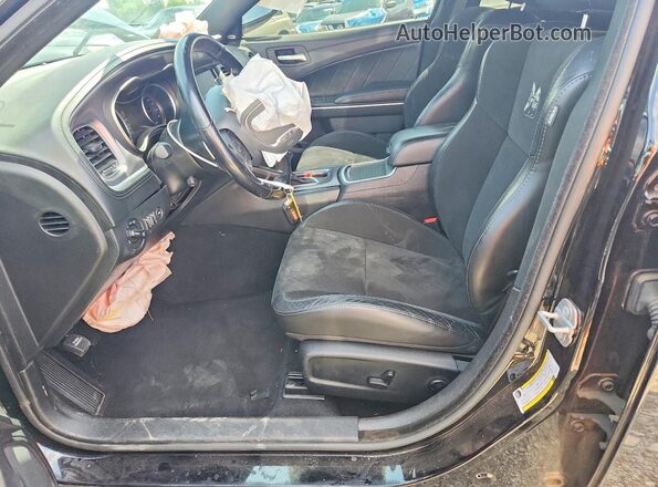 2C3CDXGJ7LH244418 2020 DODGE CHARGER Black Front interior view