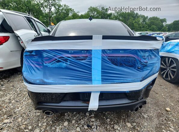 2C3CDXGJ7LH244418 2020 DODGE CHARGER Black Rear view