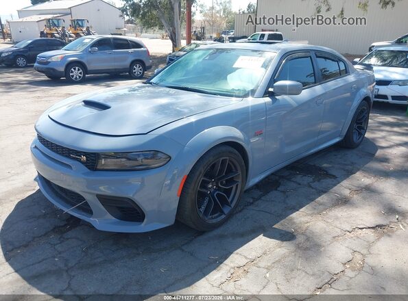 2C3CDXGJ7MH569331 2021 DODGE CHARGER Gray Vista tres cuartos delantera izquierda