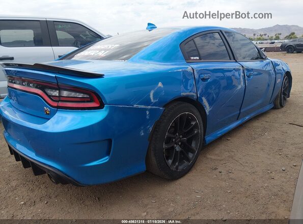 2C3CDXGJ7PH560293 2023 DODGE CHARGER Blue Задня права чверть