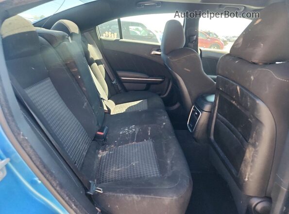 2C3CDXGJ7PH650706 2023 DODGE CHARGER Blue Vista de los asientos traseros