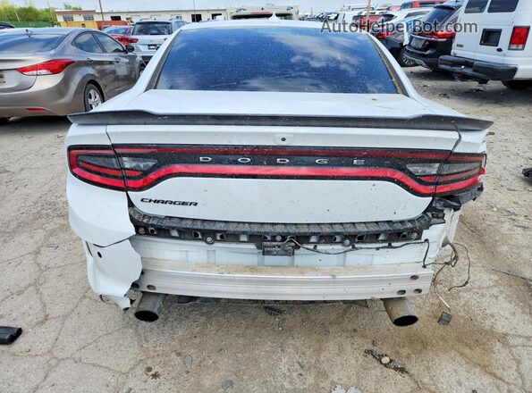 2C3CDXGJ7PH672219 2023 DODGE CHARGER White Вид ззаду