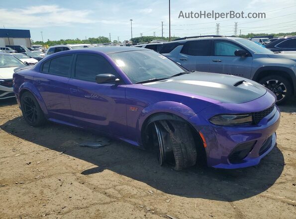 2C3CDXGJ7PH690123 2023 DODGE CHARGER Purple Delantero derecho