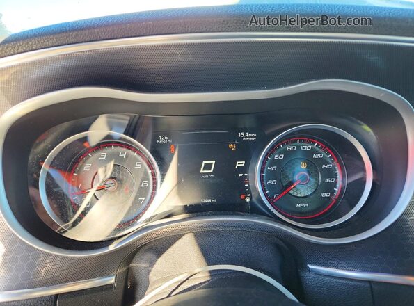 2C3CDXGJ8GH234485 2016 DODGE CHARGER White Вид щитка приладів