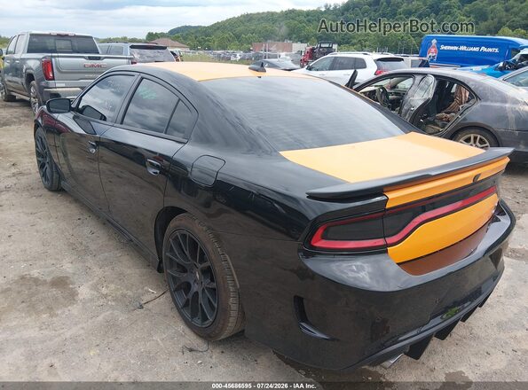 2C3CDXGJ8KH507028 2019 DODGE CHARGER Black Trasero izquierdo