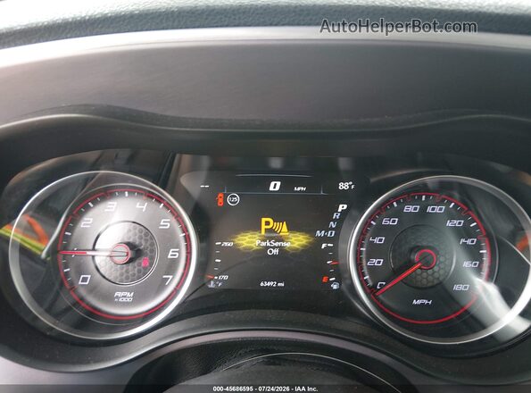 2C3CDXGJ8KH507028 2019 DODGE CHARGER Black Vista de los asientos traseros
