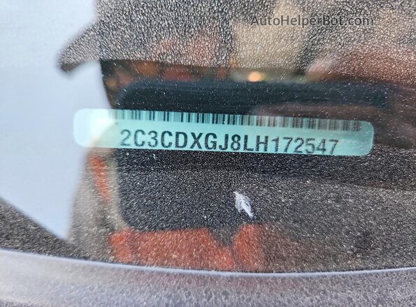2C3CDXGJ8LH172547 2020 DODGE CHARGER Silver Вид підкапотного простору