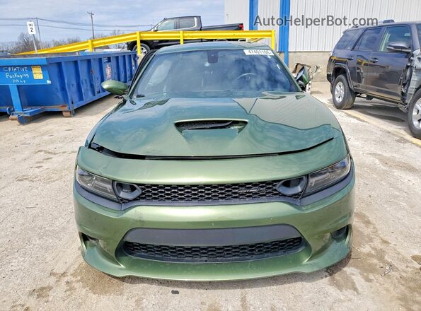 2C3CDXGJ8LH192250 2020 DODGE CHARGER Green Vista frontal
