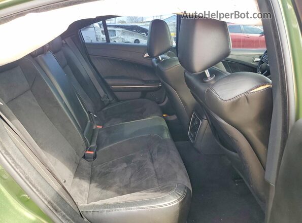 2C3CDXGJ8LH192250 2020 DODGE CHARGER Green Vista de los asientos traseros