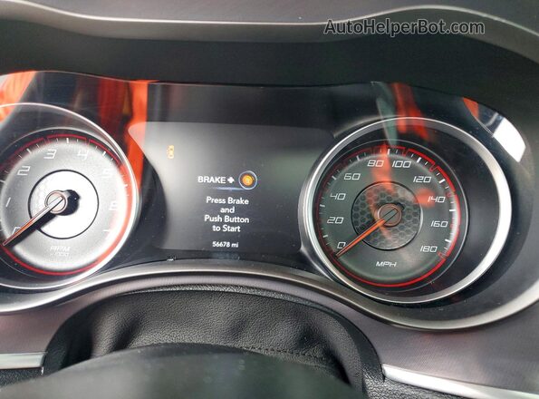 2C3CDXGJ8MH526309 2021 DODGE CHARGER White Instrument cluster view