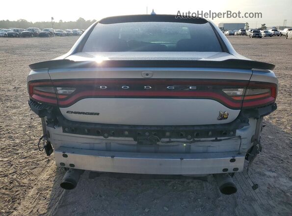 2C3CDXGJ9KH661781 2019 DODGE CHARGER Silver Вид ззаду