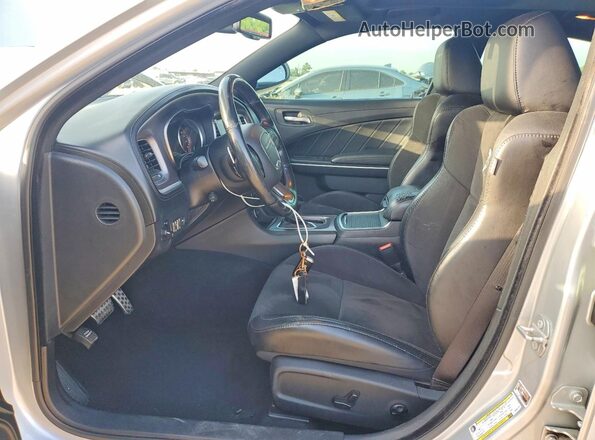 2C3CDXGJ9KH661781 2019 DODGE CHARGER Silver Вид салону спереду