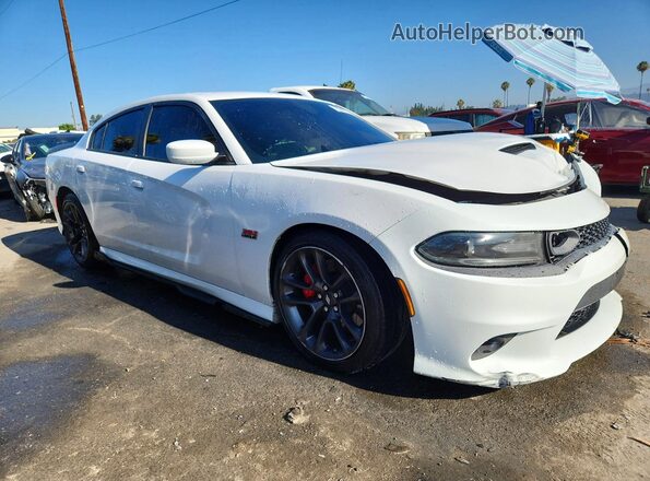 2C3CDXGJ9LH190300 2020 DODGE CHARGER White Delantero derecho