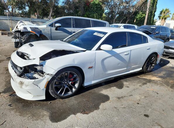 2C3CDXGJ9LH190300 2020 DODGE CHARGER White Vista interior de 360 grados