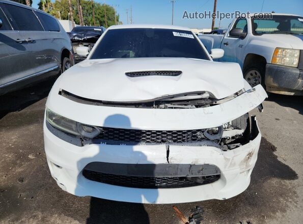 2C3CDXGJ9LH190300 2020 DODGE CHARGER White Vista de la etiqueta del VIN