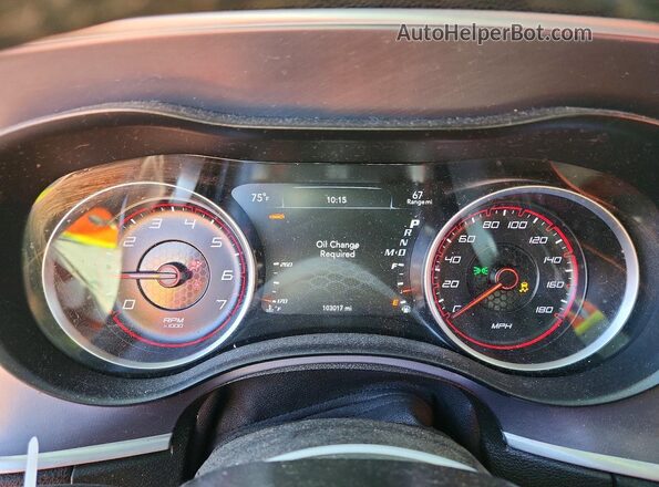 2C3CDXGJ9LH190300 2020 DODGE CHARGER White Vista del cuadro de instrumentos