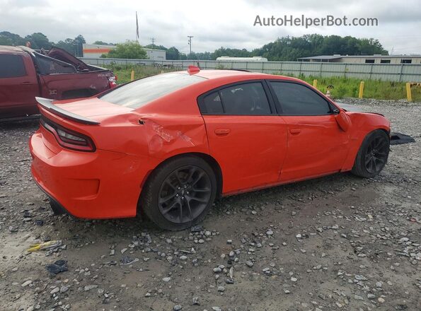2C3CDXGJ9MH563336 2021 DODGE CHARGER Оранжевый Задняя правая четверть