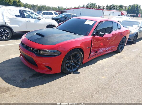 2C3CDXGJ9MH591878 2021 DODGE CHARGER Red Front left
