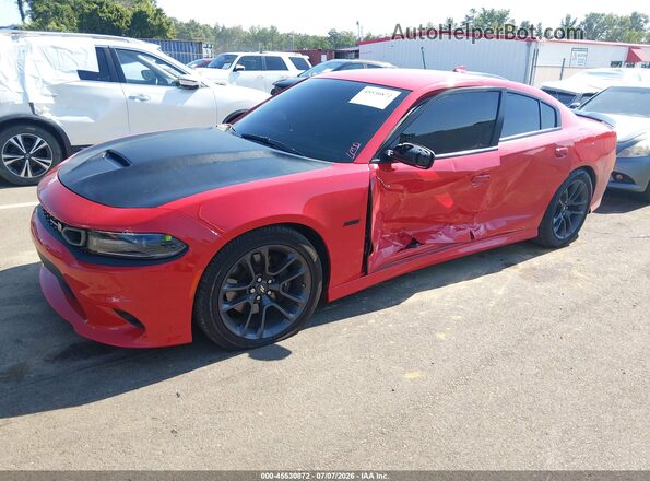2C3CDXGJ9MH591878 2021 DODGE CHARGER Red Front view