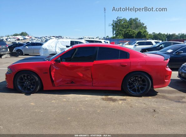 2C3CDXGJ9MH591878 2021 DODGE CHARGER Red 360 interior view