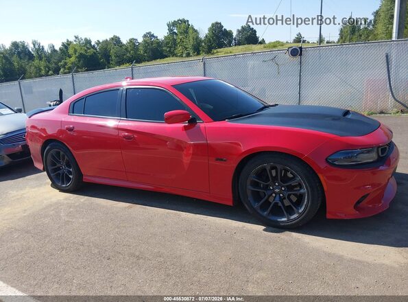 2C3CDXGJ9MH591878 2021 DODGE CHARGER Red Rear interior view