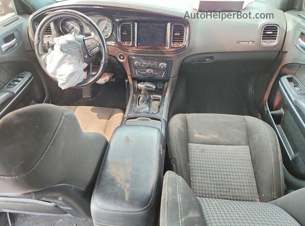 2C3CDXGJ9NH155288 2022 DODGE CHARGER Black Вид панелі приладів