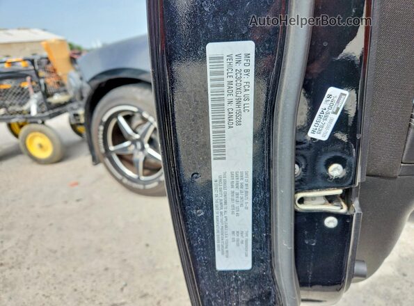 2C3CDXGJ9NH155288 2022 DODGE CHARGER Black Вид наклейки з VIN-кодом