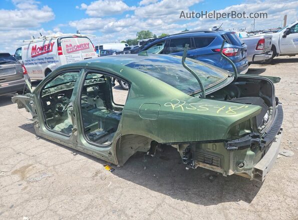 2C3CDXGJ9NH225548 2022 DODGE CHARGER Green Հետևի ձախ