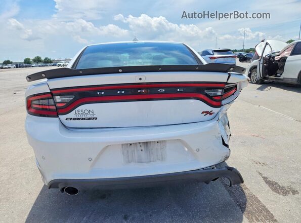 2C3CDXGJXGH215842 2016 DODGE CHARGER White Вид ззаду