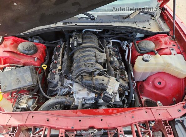2C3CDXGJXHH533316 2017 DODGE CHARGER Red Rear interior view