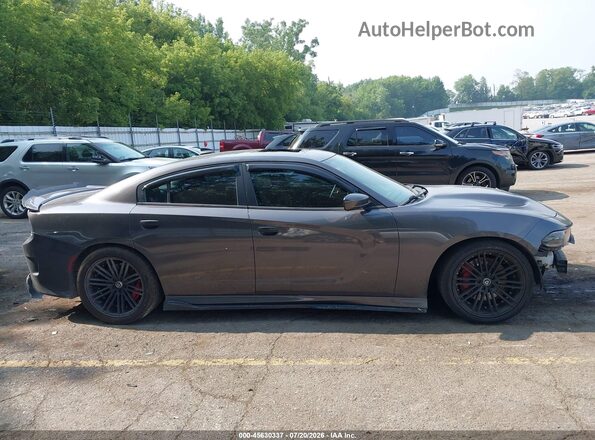 2C3CDXGJXHH630113 2017 DODGE CHARGER Gray Вид задньої частини салону