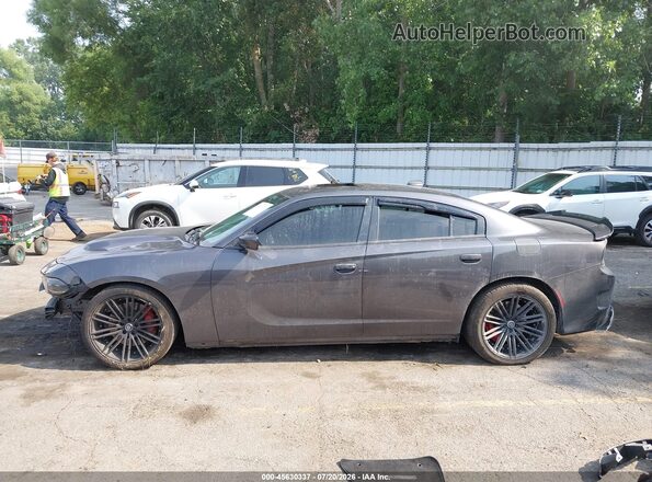 2C3CDXGJXHH630113 2017 DODGE CHARGER Gray Панорамний вид салону 360°