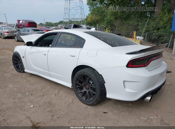 2C3CDXGJXJH277460 2018 DODGE CHARGER Белый Задняя левая четверть