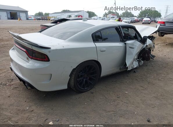 2C3CDXGJXJH277460 2018 DODGE CHARGER Белый Задняя правая четверть