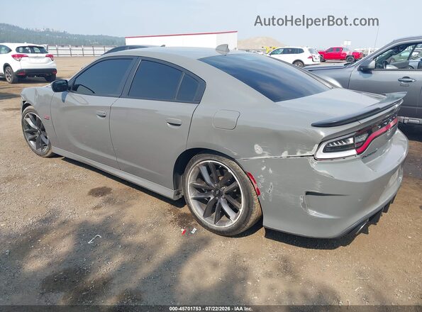 2C3CDXGJXKH535378 2019 DODGE CHARGER Gray Tył lewy